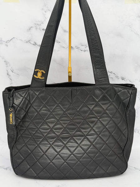 Rare Chanel Turnlock Matelasse Tote