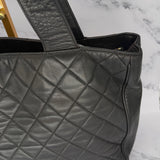 Rare Chanel Turnlock Matelasse Tote