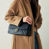 Chanel Timeless Double Flap in Navy