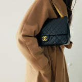 Chanel Timeless Double Flap in Navy