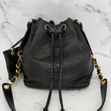 Chanel Decacoco lambskin drawstring bag