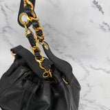 Chanel Decacoco lambskin drawstring bag