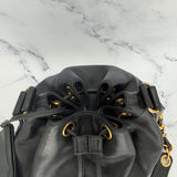 Chanel Decacoco lambskin drawstring bag