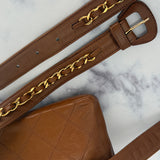 Rare Chanel Belt Bag in Caramel Brown