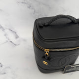 Chanel Caviar Vintage Vanity Case