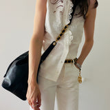 Chanel Decacoco lambskin drawstring bag
