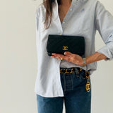 Chanel Timeless Full Flap in Navy