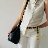 Chanel Decacoco lambskin drawstring bag