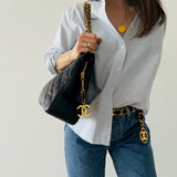 Chanel Matelasse Tote with CC Charm