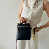 Chanel Caviar Vintage Vanity Case