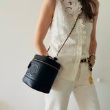 Chanel Caviar Vintage Vanity Case