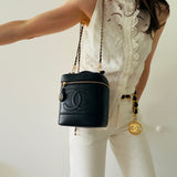 Chanel Caviar Vintage Vanity Case