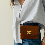 Rare Chanel Belt Bag in Caramel Brown