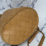 Rare Chanel Gabrielle Bucket Bag in Beige
