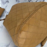 Rare Chanel Gabrielle Bucket Bag in Beige