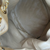 Rare Chanel Gabrielle Bucket Bag in Beige