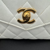 Chanel Matelasse Belt Bag in White