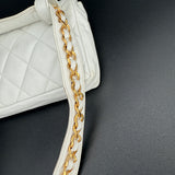Chanel Matelasse Belt Bag in White