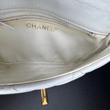 Chanel Matelasse Belt Bag in White