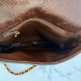 Rare Chanel Coco Mark Envelope Bag in Caviar