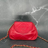 Chanel Coco Mark Mini Bag in Red