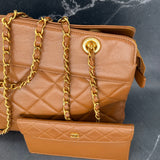 Chanel Matelasse Chain Bag in Caramel