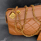 Chanel Matelasse Chain Bag in Caramel