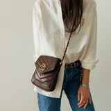 Rare Chanel Coco Mark Envelope Bag in Caviar