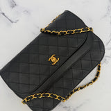 Chanel Timeless Classic Half Moon Double Flap