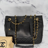 Chanel Iconic Double Chain CC Tote Bag