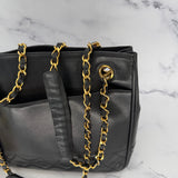 Chanel Iconic Double Chain CC Tote Bag