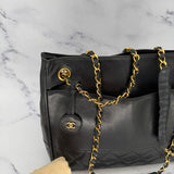Chanel Iconic Double Chain CC Tote Bag