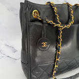 Chanel Iconic Double Chain CC Tote Bag