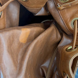 Chanel Coco Mark Caviar Bucket Bag in Caramel