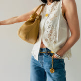 Chanel Dice Hobo Bag in Beige