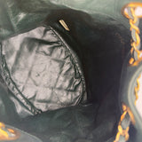 Rare Chanel Gabrielle Bucket Bag in Green