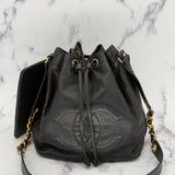 Chanel Caviar Decacoco Bucket Bag
