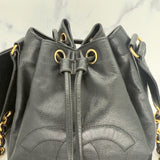 Chanel Caviar Decacoco Bucket Bag