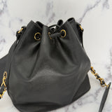 Chanel Caviar Decacoco Bucket Bag
