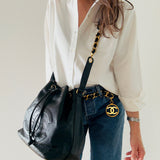 Chanel Caviar Decacoco Bucket Bag