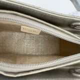 Rare Dior Medium Lady Dior in Pearl Grey