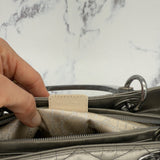Rare Dior Medium Lady Dior in Pearl Grey