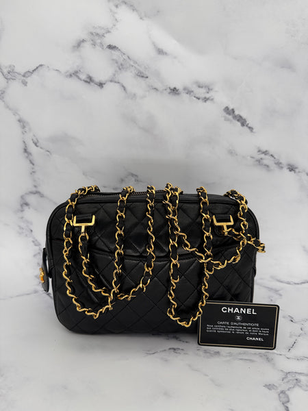 Chanel Iconic Double Chain Camera Bag