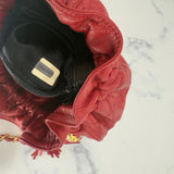 Chanel Matelasse Bucket Bag in Red