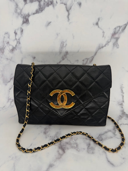 Chanel Big Logo Envelope Flap Bag