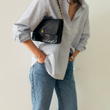 Chanel Bias Stitch Classic Flap