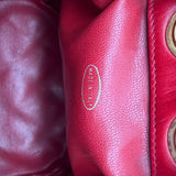 Rare Chanel Mini Gabrielle Bucket Bag in Red