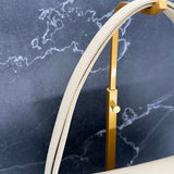 Rare Chanel Kelly Bag in Cream Caviar Leather