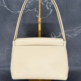 Rare Chanel Kelly Bag in Cream Caviar Leather