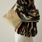 Rare Chanel Kelly Bag in Cream Caviar Leather